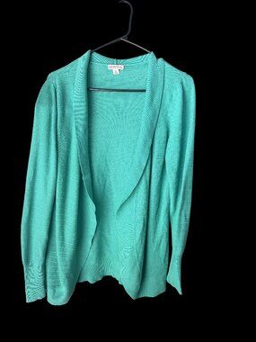 Merona Women's Vibrant Green Open-Front Cardigan